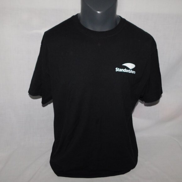 StandardAero gas turbine engines Mens L Black Graphic T Shirt - Picture 11 of 11